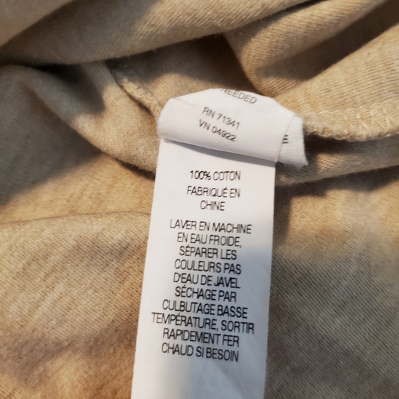 L.L.Bean 100% cotton cowl neck tunic top! Size XL. - Picture 8 of 8